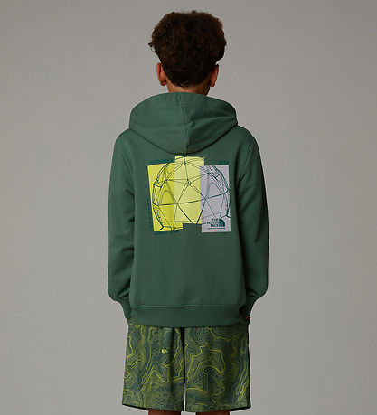 The North Face Huppari - Graafinen rento - Ankka Green M. Neon