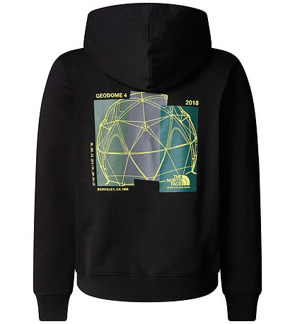 Sweat à Capuche The North Face - Graphique Détendu - Noir/Jaune 
