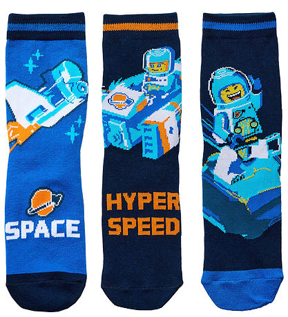 LEGO® City Socks - LWAgan - 3-Pack - Dark Navy