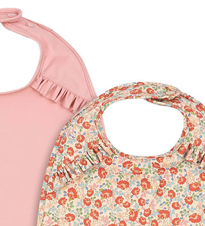 Konges Sløjd Lätzchen - 2er-Pack - Kaluka/Braut Rose