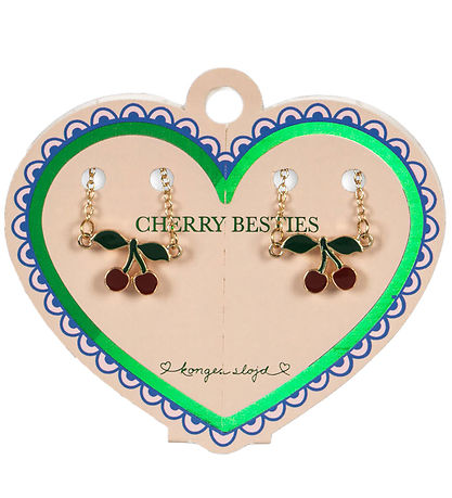 Konges Sløjd Armband - 2er-Pack - Cherry Bestie - Gold
