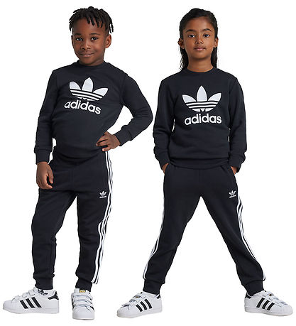 adidas Originals Sweat Set - Trefoil - Black w. White