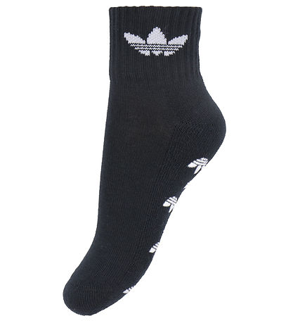 adidas Originals Socken m. Anti-Rutsch - 2er-Pack - Schwarz/Weiß