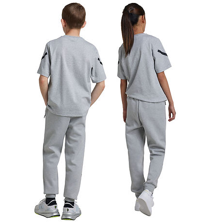 adidas Performance Byxor - Z.N.E. - Gråmelerad m. Svart
