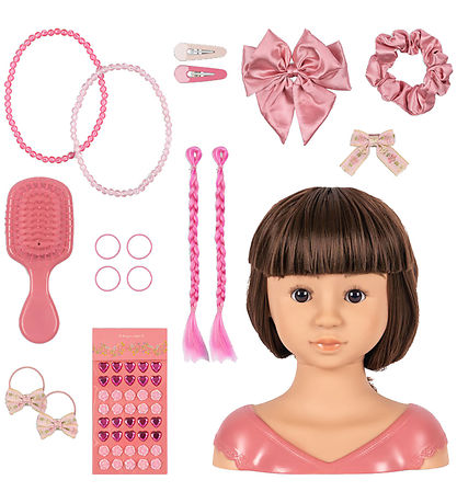 Tête de poupée av. Accessoires Konges Sløjd - Stella