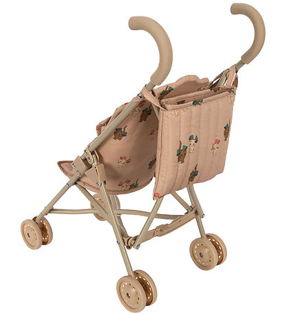 Konges Sløjd Puppe Buggy - Bow Kitty Pink