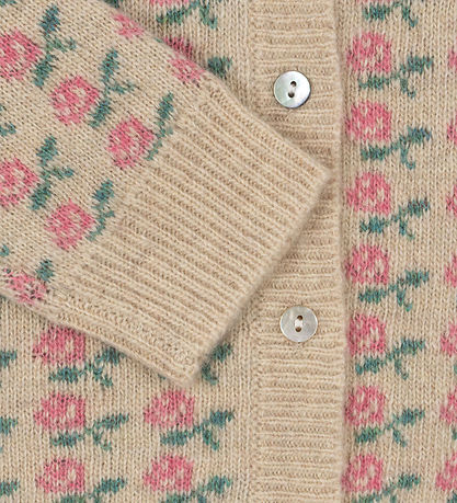Konges Sløjd Cardigan - Prjónað - Ull/Akrýl - Rose