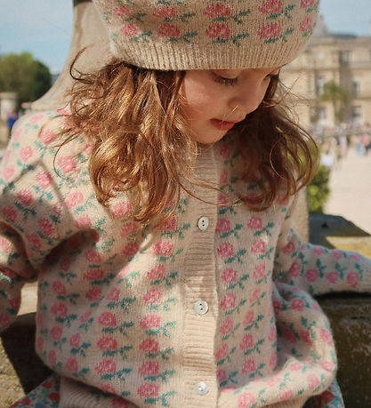 Konges Sløjd Cardigan - Prjónað - Ull/Akrýl - Rose