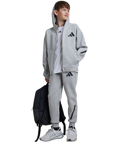 adidas Performance Trä jacka - Z.N.E. - Gråmelerad m. Svart