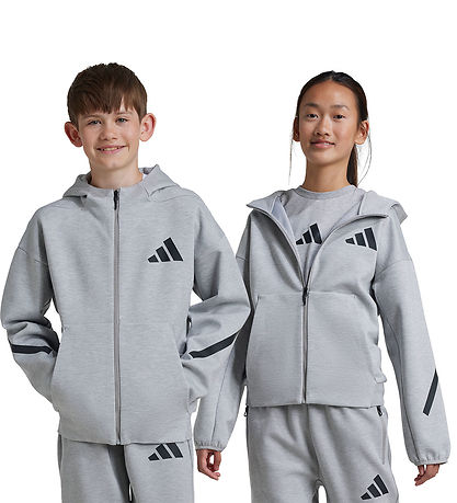 adidas Performance Trä jacka - Z.N.E. - Gråmelerad m. Svart