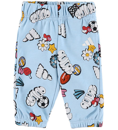 adidas Performance Sweat Set - I Fun AOP JOG - ROYBLU/White
