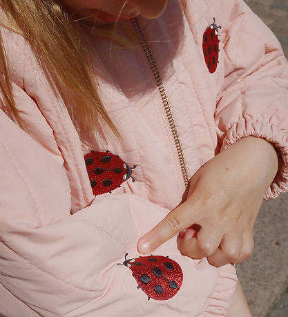 Konges Sløjd Thermo Jacket - Juno Bombs - Mellow Rose w. Ladybug