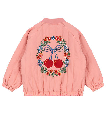 Konges Sløjd Bomber Jacket - Juno - Strawberry Ice w. Print