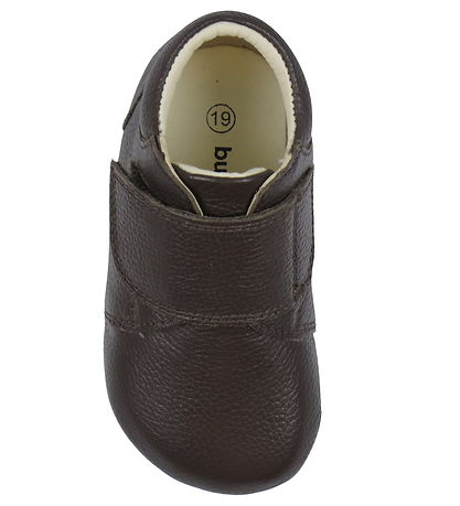 Bundgaard Leder-Krabbelschuhe - Tannu - Herbst Winter - Dark Bro