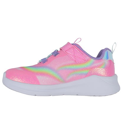 Skechers Skór M. Ljós - Unicorn Chaser - Bleikt/Multi