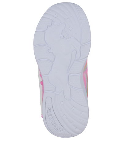 Skechers Skór M. Ljós - Unicorn Chaser - Bleikt/Multi