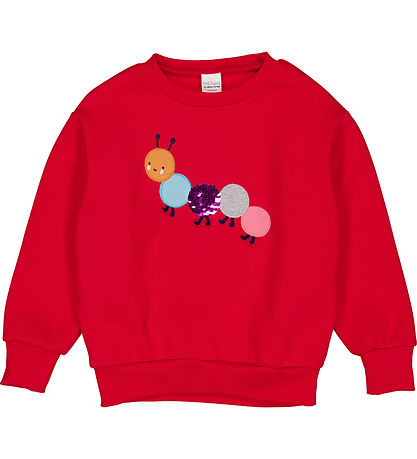Freds World Sweatshirt - Caterpillar - Red