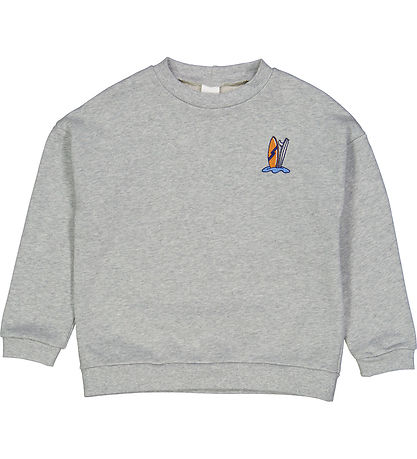 Freds World Sweatshirt - Surf - Grey Melange