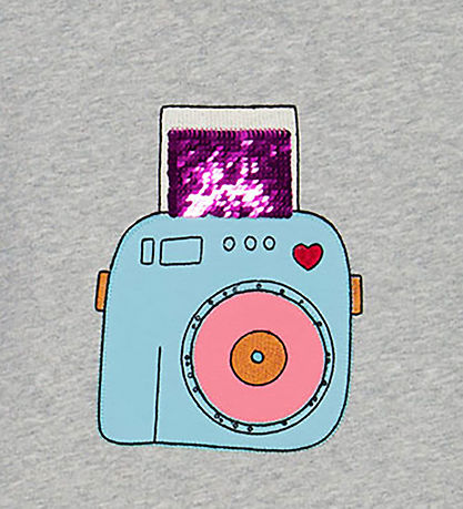 Freds World Sweatshirt - Hello Snap - Gråmelerad
