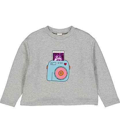 Freds World Sweatshirt - Hello Snap - Gråmelerad