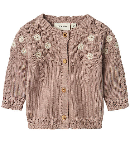 Lil' Atelier Cardigan - Knitted - NbfBrianna - Etherea