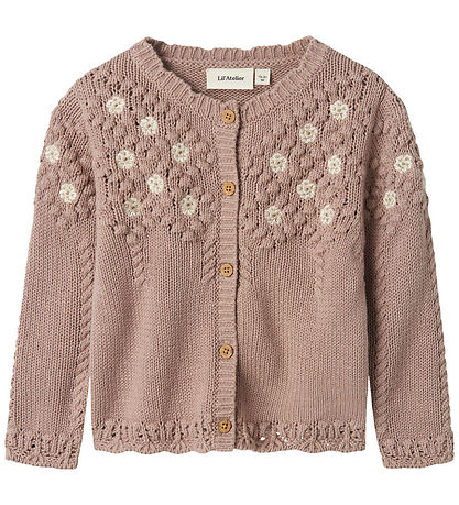 Lil' Atelier Cardigan - Prjónað - NmfBrianna - Etherea