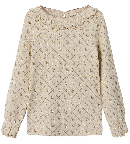 Lil' Atelier Blouse - Rib - NmfGago - Turtledove