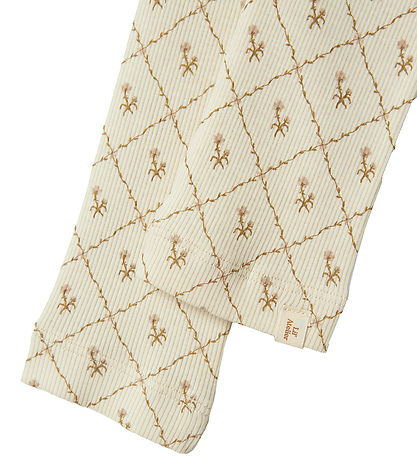 Lil' Atelier Leggings - Rib - NmfGago - Turtledove