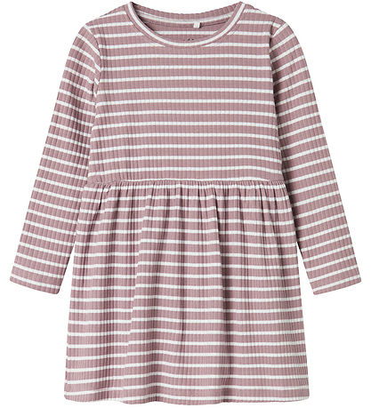 Name It Kleid - NmfVemma - Elderberry/Bright White