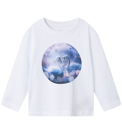 Name It Blouse - NmfVotea - Bright White/Swans