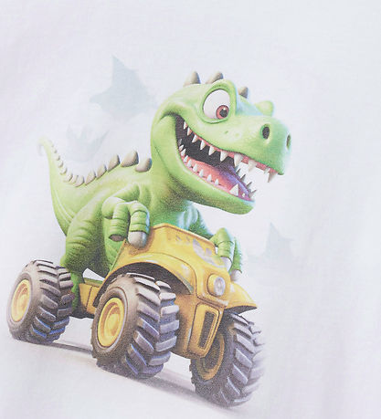 Name It Blússa - NmmVoto - Bright White/Race Dino