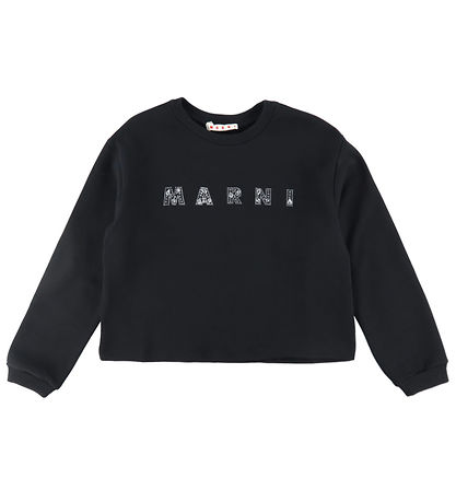 Marni Peysa - Svart M. Rhinestone