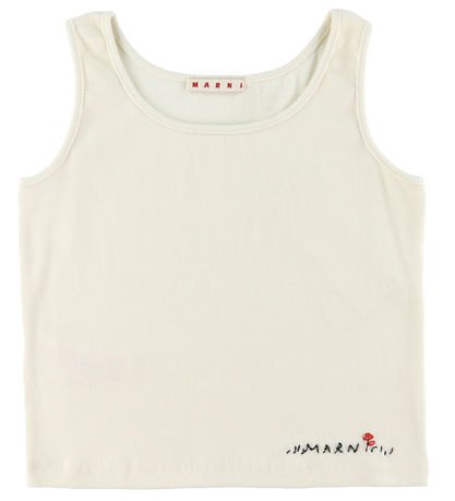 Marni Tanktop - Rib - Cropped - Hang tag Yellow