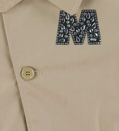 Marni Jacket - Cropped - Sand Beige w. Rhinestone