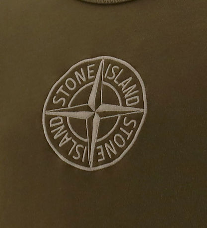Stone Island Sweatshirt - Armygrün m. Logo