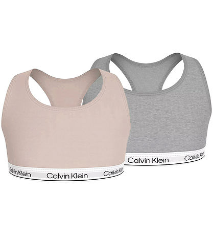 Calvin Klein Tops - 2er-Pack - Silberpfingstrose/Grauheide