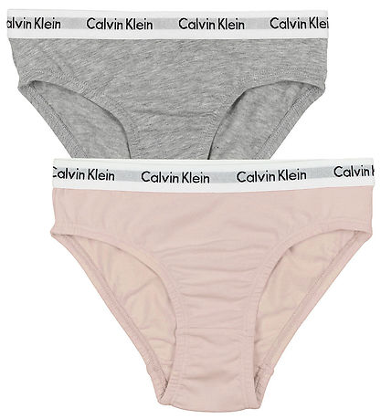 Calvin Klein Slips - 2er-Pack - Shorty - Silverpeony/Greyheather
