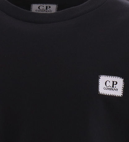 C.P. Company Stuttermabolur - Svart