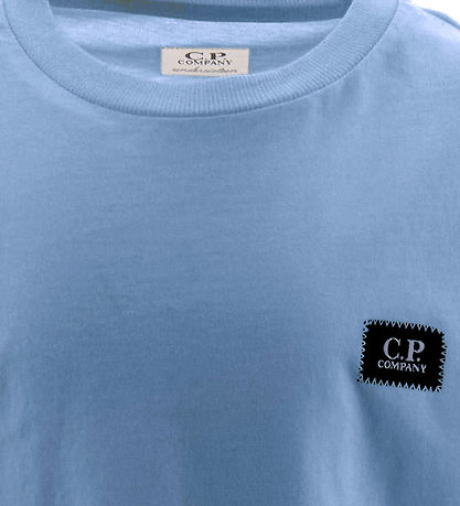 C.P. Company Stuttermabolur - Kyrrahaf Blue