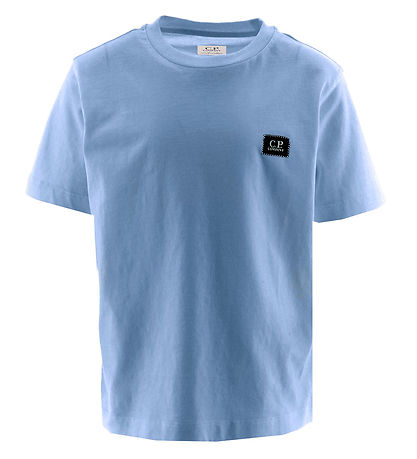 C.P. Company Stuttermabolur - Kyrrahaf Blue