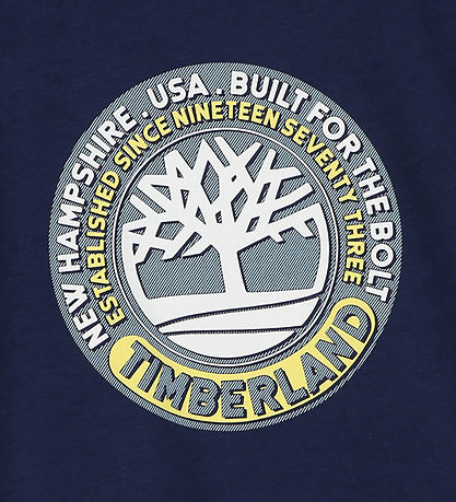 Timberland Stuttermabolur - Miðalda Blue