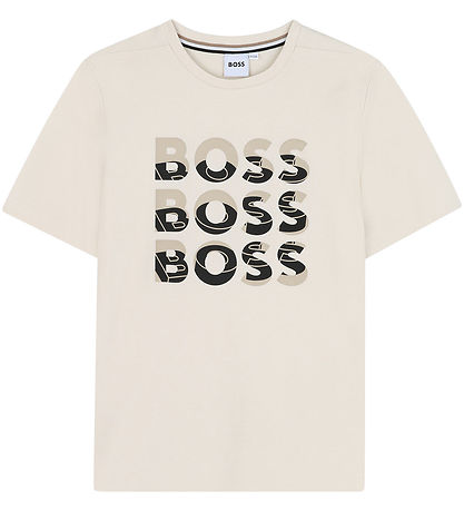 BOSS T-shirt - Sand w. Print