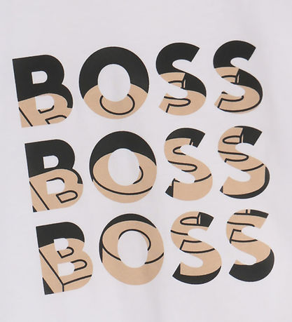 BOSS T-shirt - White w. Print