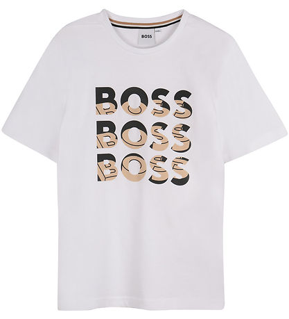 BOSS T-shirt - White w. Print