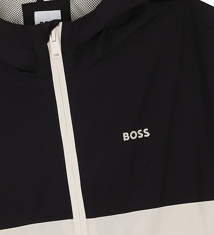 BOSS Sumarjakki - Svart/Drapplitað
