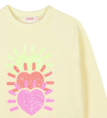 Billieblush Sweatshirt - Yellow w. Sequins