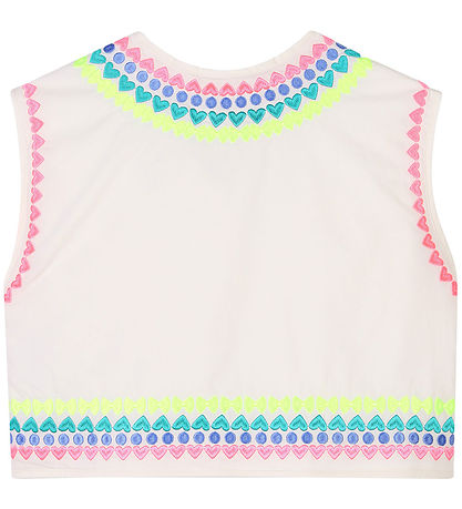 Billieblush Weste - Ivory m. Neon