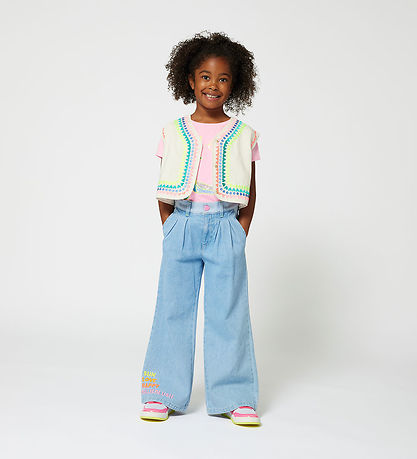 Billieblush Weste - Ivory m. Neon