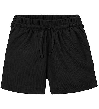 Calvin Klein Shorts - Crinkle-Strick - Schwarz