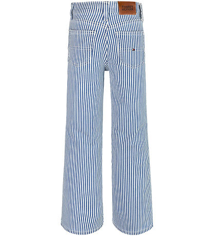 Tommy Hilfiger Jeans - Striped Gallaefni - Blár/Hvítur